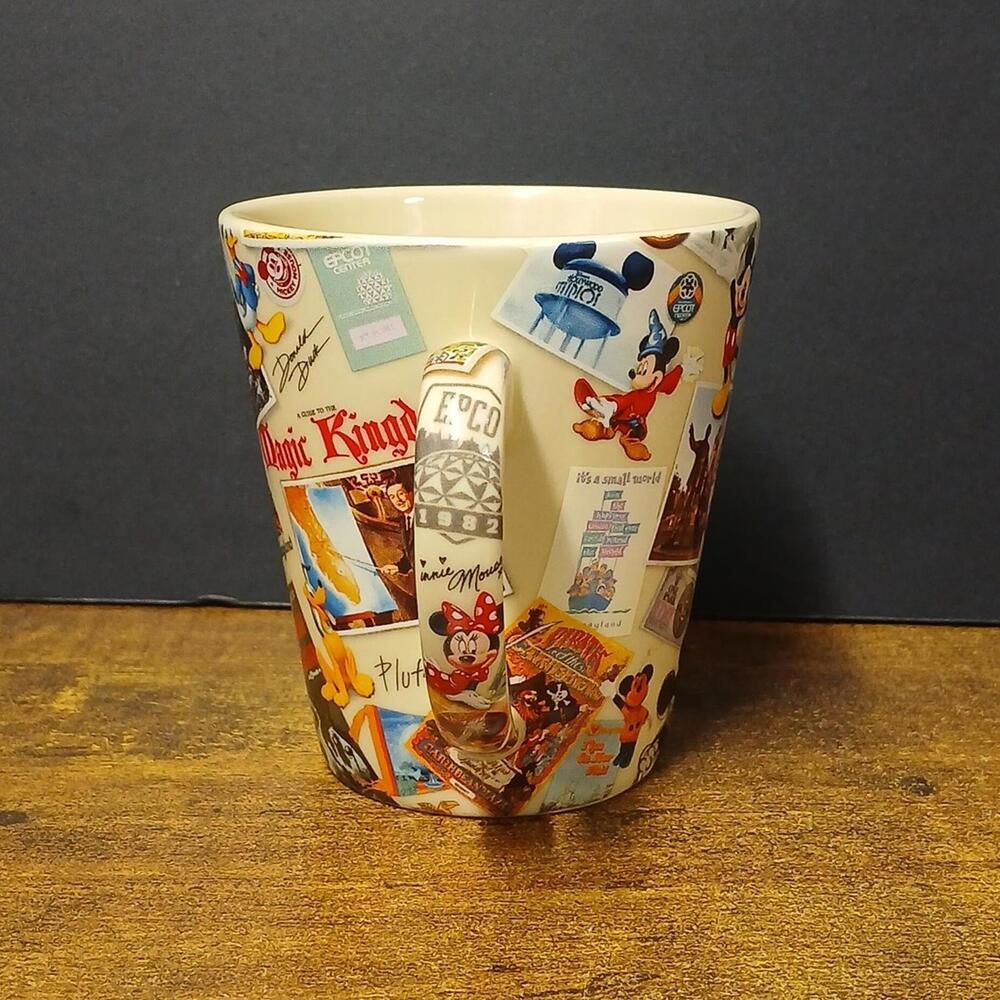 Disney Parks Authentic Original  Ceramic Mug 16oz -  Disney Nostalgia Theme - Picture 3 of 8